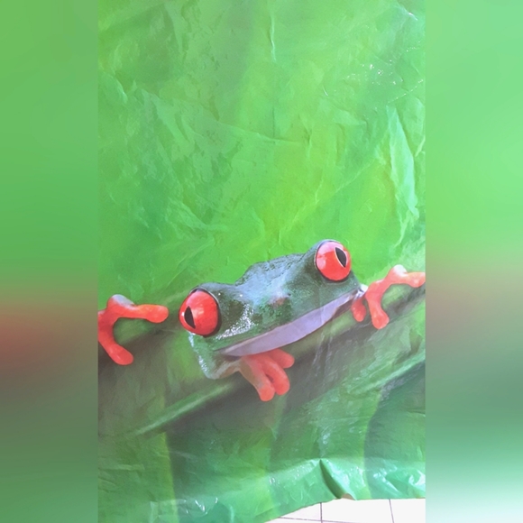 Frog Shower Curtain Heavy gauge Full size - Picture 2 of 3